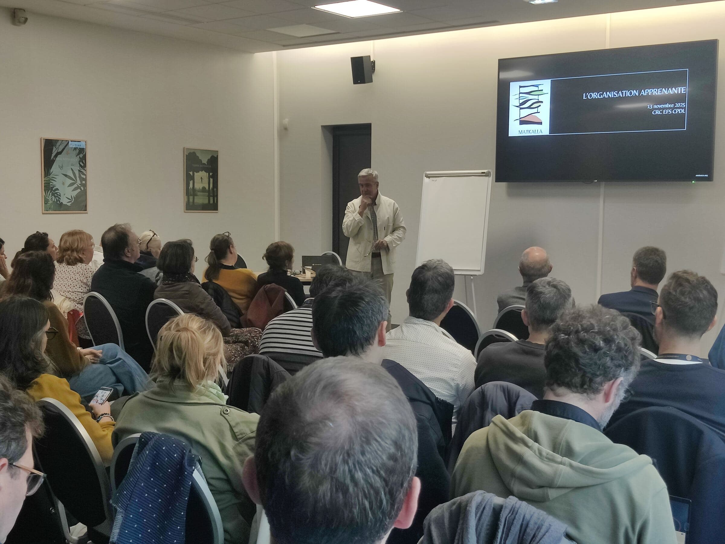 Jean-Luc Guillou en conférence sur l’organisation apprenante